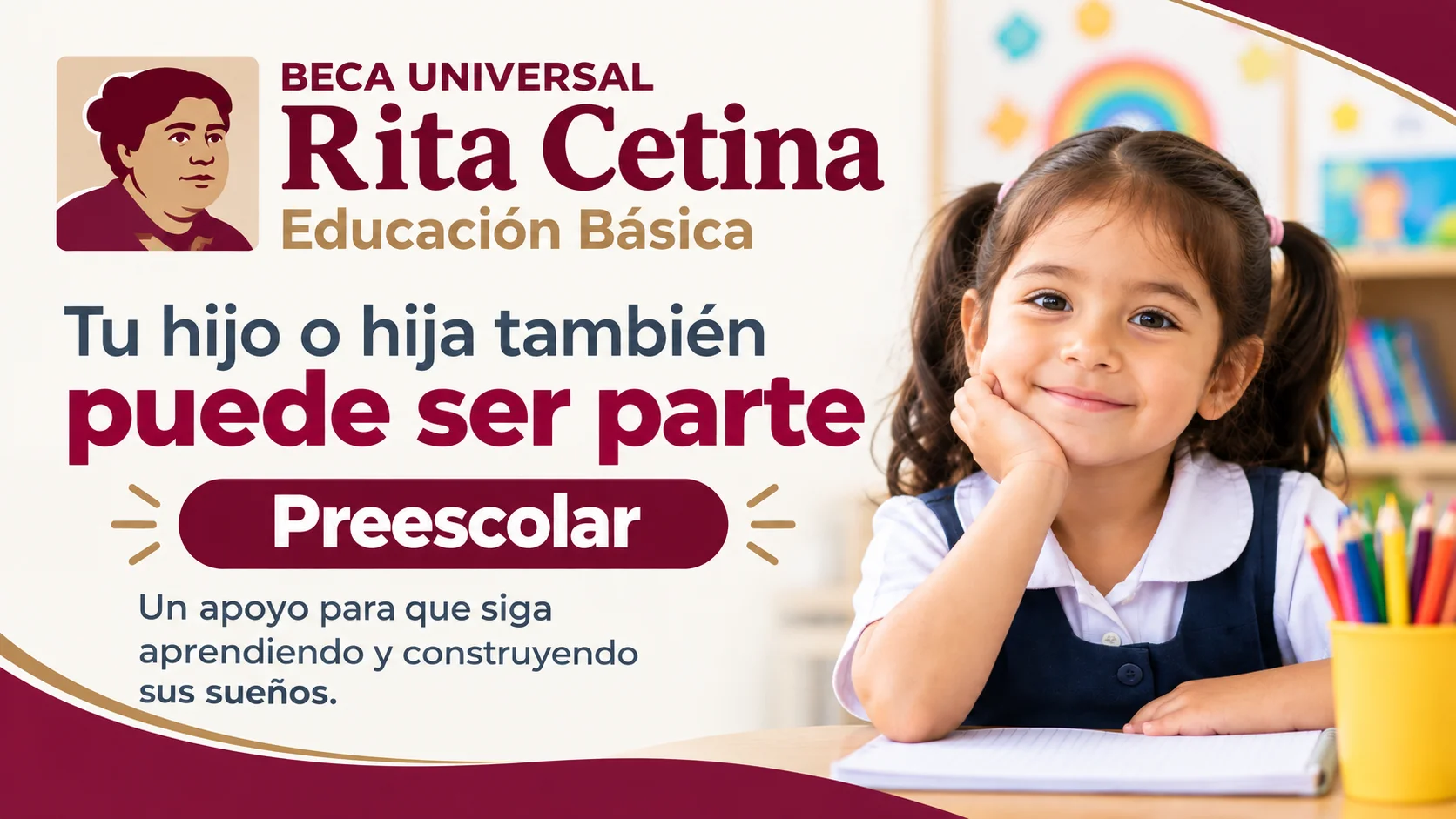 Beca Rita Cetina para Preescolar